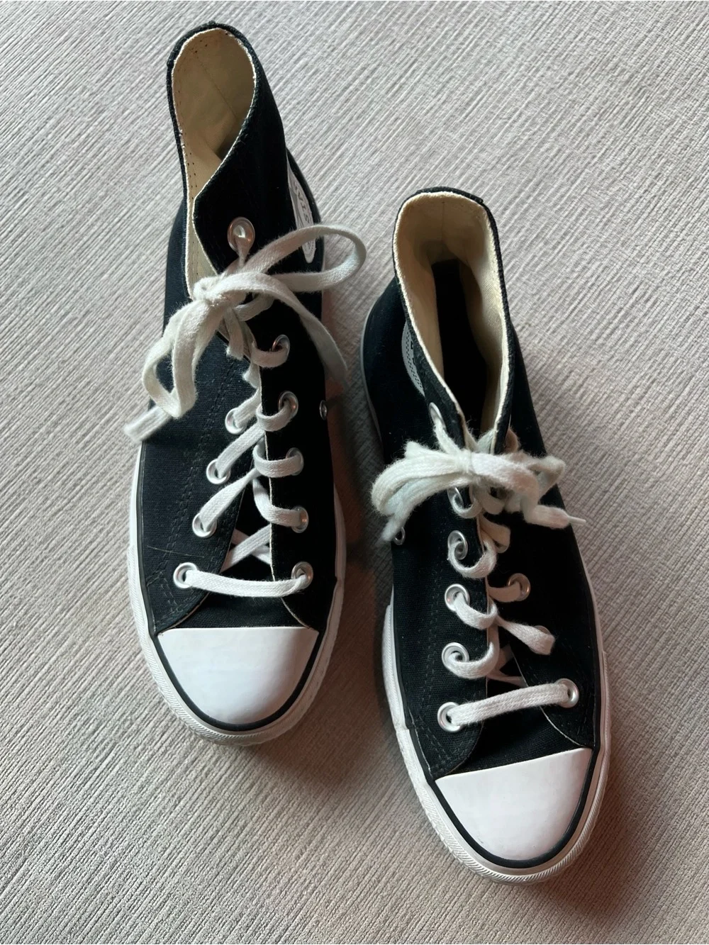 Chuck Taylor All Star Lift Platform Canvas Black & White Size 7 - Picture 6 of 11